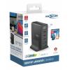Ansmann Desktop Ladegerät mit Display DC5140PD 140W USB nabíječka, 2x USB A, 3x USB-C®, 140 W, Dodávka energie, černá