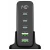 Ansmann Desktop Ladegerät mit Display DC5140PD 140W USB nabíječka, 2x USB A, 3x USB-C®, 140 W, Dodávka energie, černá