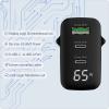 Ansmann HC365PD 65W USB nabíječka, 1x USB A , 2x USB-C®, 65 W, Dodávka energie, černá