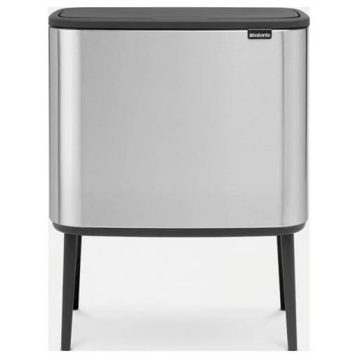 brabantia Bo Touch Bin 31 62 27 odpadkový koš, 34 l, ocel, (d x š x v) 312 x 540 x 680 mm, stříbrná, 1 ks