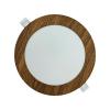 Podhledové LED světlo Trixline, 167 mm, 12 W, 4200 K, dekor dřevo