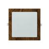 Podhledové LED světlo 18 W, 220×220 mm, dřevo, vestavné, TRIXLINE