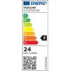 Podhledové LED svítidlo TRIXLINE 24 W, 292×292 mm, dřevo, vestavné