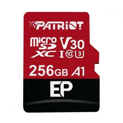Paměťová karta Patriot microSDXC 256 GB, UHS-I U3, V30 + adaptér