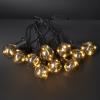 Solight venkovní řetěz s dekorativním LED žárovkami, 10x micro LED, žárovka, 3m, 3xAA - 1V270