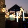 Solight venkovní řetěz s dekorativním LED žárovkami, 10x micro LED, žárovka, 3m, 3xAA - 1V270