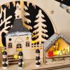 Solight LED dřevěný vánoční stromek s dekoracemi, 23x LED, přírodní barva, 64cm, 2x AA - 1V282