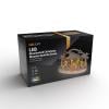 Solight vánoční dřevěný betlém podsvícený, 5x LED, přírodní dřevo, 25cm, 2x AA - 1V275