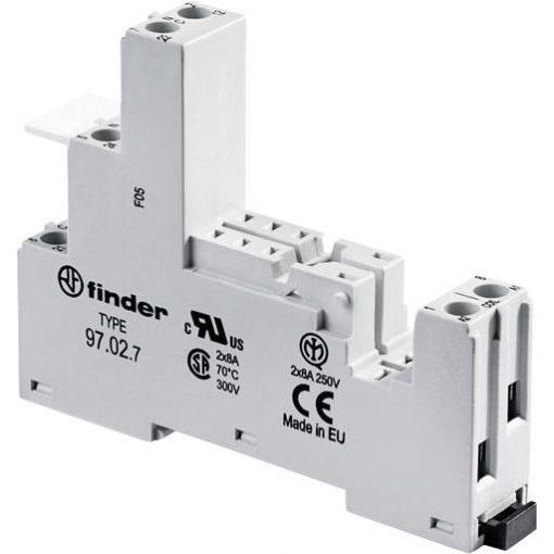 Finder 97.02.7 patice pro relé (d x š x v) 64.9 x 15.8 x 82.9 mm, 1 ks