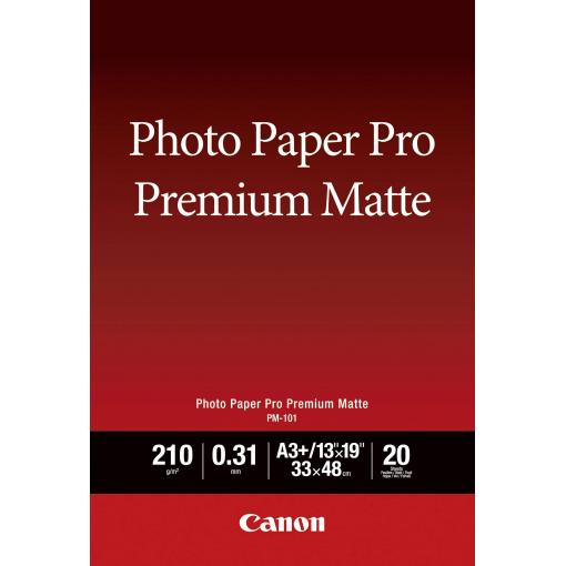 Canon Photo Paper Pro Premium Matte PM-101 8657B006 fotografický papír A3 210 g/m² 20 listů matný