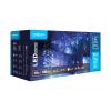 MODEE LED vánoční řetěz, 100 LED, 10m, přívod 3m, 8 funkcí, IP44, studená bílá ML-C2008