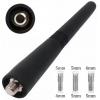 Prut autoantény 9 cm, závit M6/M6, M6/M5