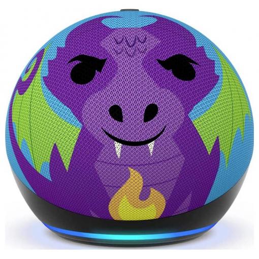 amazon echo Dot Kids (5. Generation) Drachen Design reproduktor s umělou inteligencí vícebarevná