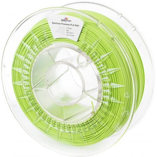 Spectrum Filaments 80241 PLA MATT vlákno pro 3D tiskárny PLA mat Matná 1.75 mm 1000 g Limetková zelená, zelená (matná) 1 ks