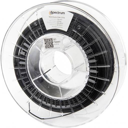 Spectrum Filaments 80584 PA6 CF15 vlákno pro 3D tiskárny PA6, PA6-CF15 (karbon) Vyztuženo uhlíkovými vlákny, Matná, Nárazuvzdorný, Žáruvzdorné 1.75 mm 750 g
