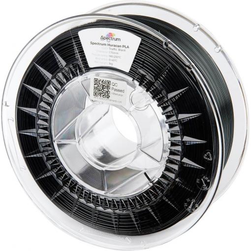 Spectrum Filaments 80930 Huracan PLA TRAFFIC BLACK vlákno pro 3D tiskárny PLA plast Filament pro vysokorychlostní 3D tisk, Zvýšená extruzní rychlost 1.75 mm