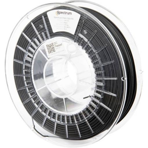 Spectrum Filaments 80541 PA6 CS20 FR V0 vlákno pro 3D tiskárny PA6 Žáruvzdorné 1.75 mm 750 g černá 1 ks