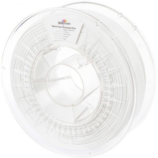 Spectrum Filaments 80929 Huracan PLA SIGNAL WHITE vlákno pro 3D tiskárny PLA plast Filament pro vysokorychlostní 3D tisk, Zvýšená extruzní rychlost 1.75 mm