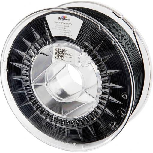 Spectrum Filaments 80302 ASA 275 DEEP BLACK vlákno pro 3D tiskárny ASA Nárazuvzdorný, odolné proti povětrnostním vlivům, odolné proti UV záření 1.75 mm 1000 g