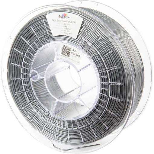 Spectrum Filaments 80658 Premium PCTG vlákno pro 3D tiskárny PCTG chemicky odolné, Bez zápachu 1.75 mm 1000 g Ocelová stříbná, stříbrná, ocelová 1 ks