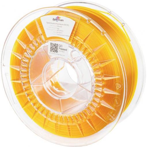 Spectrum Filaments 80737 Premium PCTG vlákno pro 3D tiskárny PCTG chemicky odolné, Bez zápachu 1.75 mm 1000 g transparentní žlutá, žlutá 1 ks