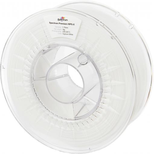 Spectrum Filaments 80075 HIPS-X GYPSUM WHITE vlákno pro 3D tiskárny HIPS, Podpůrný materiál Nárazuvzdorný, Matná, Snadno brousitelné 1.75 mm 1000 g bílá 1 ks