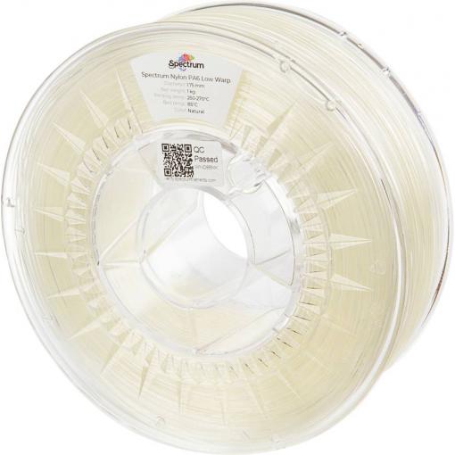 Spectrum Filaments 80174 PA6 Low Warp vlákno pro 3D tiskárny PA6 chemicky odolné, Nárazuvzdorný 1.75 mm 1000 g přírodní 1 ks