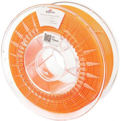 Spectrum Filaments 80058 PET-G Premium vlákno pro 3D tiskárny PETG plast chemicky odolné, Nárazuvzdorný 1.75 mm 1000 g Lví oranžová, oranžová InnoPET 1 ks