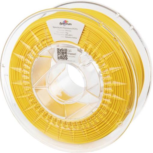 Spectrum Filaments 80060 PET-G Premium vlákno pro 3D tiskárny PETG plast chemicky odolné, Nárazuvzdorný 1.75 mm 1000 g Bahamská žluť, žlutá InnoPET 1 ks