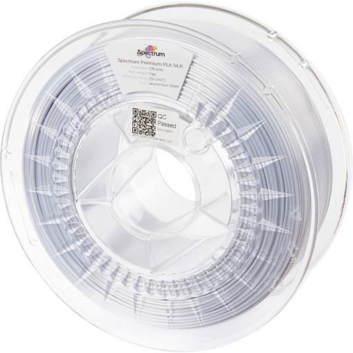 Spectrum Filaments 80446 PLA SILK vlákno pro 3D tiskárny PLA hedvábí Hedvábně lesklé 1.75 mm 1000 Hliníková stříbrná, stříbrná 1 ks