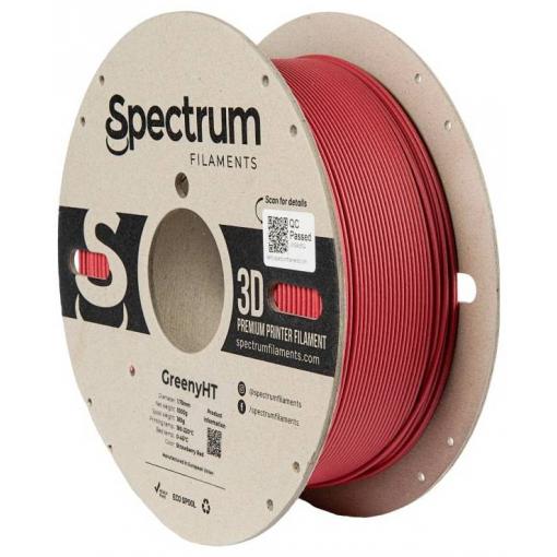 Spectrum Filaments 80702 GreenyHT vlákno pro 3D tiskárny PLA plast Žáruvzdorné, Vysoká tuhost, Matná 1.75 mm 1000 g červená 1 ks