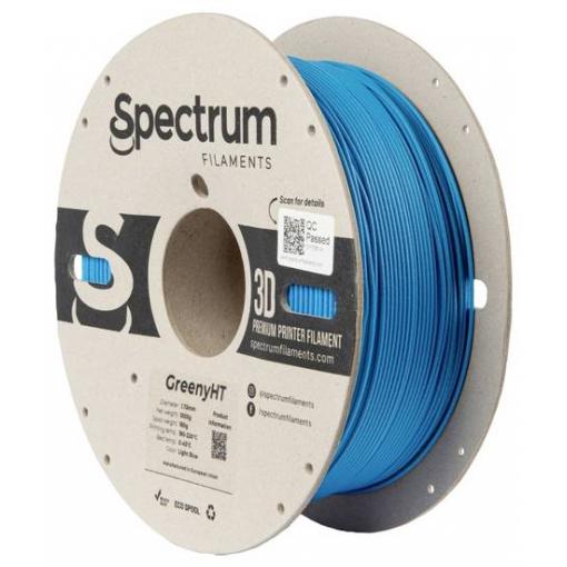 Spectrum Filaments 80703 GreenyHT vlákno pro 3D tiskárny PLA plast Žáruvzdorné, Vysoká tuhost, Matná 1.75 mm 1000 g Světle modrá, modrá 1 ks