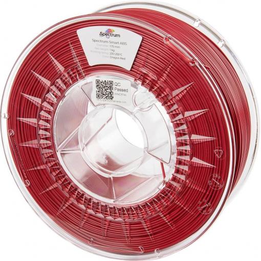 Spectrum Filaments 80089 smart ABS vlákno pro 3D tiskárny ABS plast Nárazuvzdorný 1.75 mm 1000 g Dračí červená, červená 1 ks
