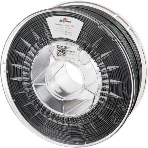 Spectrum Filaments 80096 smart ABS vlákno pro 3D tiskárny ABS plast Nárazuvzdorný 1.75 mm 1000 g tmavě šedá, tmavě šedá , šedá 1 ks