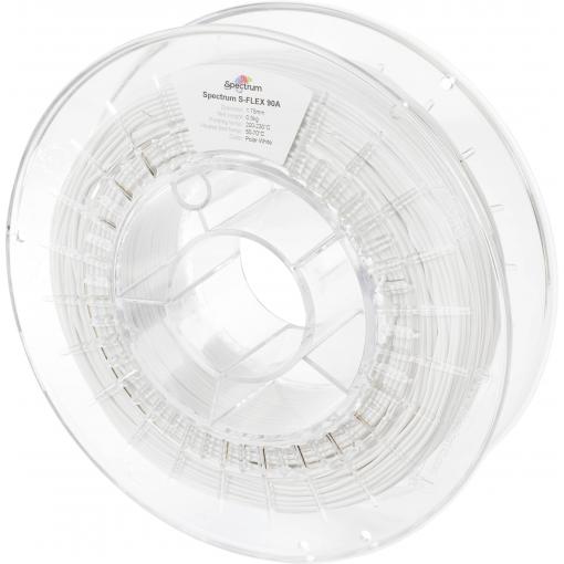 Spectrum Filaments 80254 S-Flex 90A vlákno pro 3D tiskárny TPU flexibilní 1.75 mm 500 g Polární bílá, polární bílá, bílá 1 ks