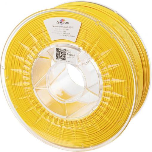 Spectrum Filaments 80094 smart ABS vlákno pro 3D tiskárny ABS plast Nárazuvzdorný 1.75 mm 1000 g Bahamská žluť, žlutá 1 ks