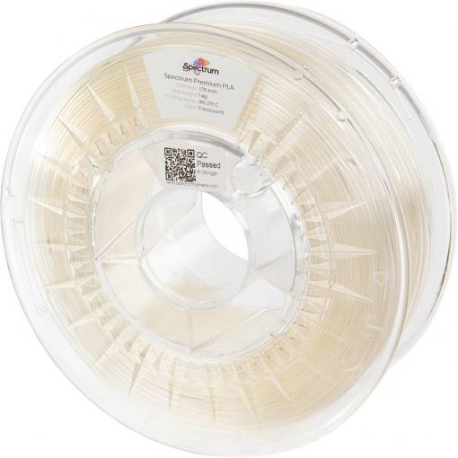 Spectrum Filaments 80335 PLA Premium vlákno pro 3D tiskárny PLA plast 1.75 mm 1000 g průsvitná 1 ks