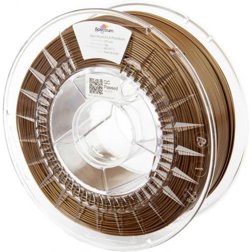 Spectrum Filaments 80041 PLA Premium vlákno pro 3D tiskárny PLA plast Vysoká pevnost v tahu 1.75 mm 1000 g Perlově bronzová, bronzová 1 ks