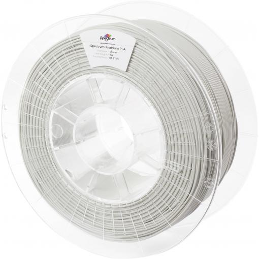 Spectrum Filaments 80115 PLA Premium vlákno pro 3D tiskárny PLA plast Bez zápachu 1.75 mm 1000 g světle šedá, šedá 1 ks