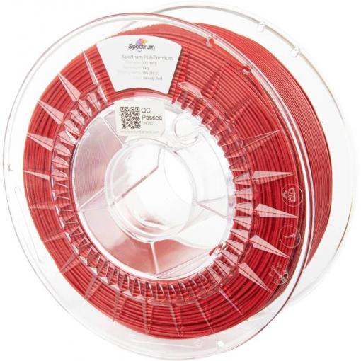 Spectrum Filaments 80114 PLA Premium vlákno pro 3D tiskárny PLA plast 1.75 mm 1000 g Krvavě rudá, Krvavě červená, červená 1 ks