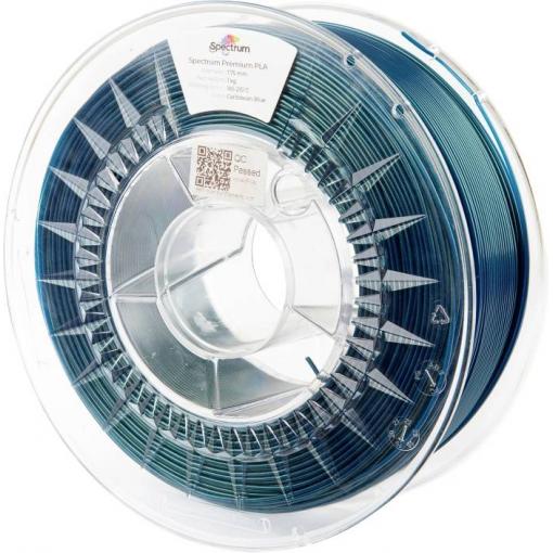 Spectrum Filaments 80275 PLA Premium vlákno pro 3D tiskárny PLA plast Vysoká pevnost v tahu 1.75 mm 1000 g Karibik modrá , modrá 1 ks