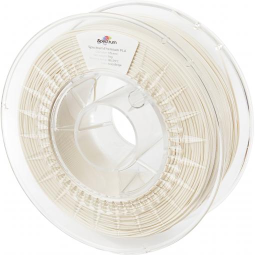 Spectrum Filaments 80006 PLA Premium vlákno pro 3D tiskárny PLA plast Bez zápachu 1.75 mm 1000 g Slonovinová béžová, béžová 1 ks
