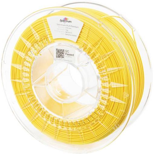 Spectrum Filaments 80020 PLA Premium vlákno pro 3D tiskárny PLA plast Bez zápachu 1.75 mm 1000 g Bahamská žluť, žlutá 1 ks