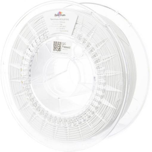 Spectrum Filaments 80743 PET-G/PTFE vlákno pro 3D tiskárny PETG/PTFE chemicky odolné 1.75 mm 1000 g Signální bílá, Signální bílá (RAL 9003), bílá 1 ks