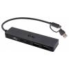 i-tec C31HUBMETAL2A2C USB Hub 2 + 2 port USB-A, USB-C® USB 3.2 Gen2 10 GBit/s s konektorem USB C černá I-TEC USB-C Metal HUB 2xUSB 3.0 2xUSB-C