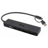 i-tec C31HUBMETAL2A2C USB Hub 2 + 2 port USB-A, USB-C® USB 3.2 Gen2 10 GBit/s s konektorem USB C černá I-TEC USB-C Metal HUB 2xUSB 3.0 2xUSB-C
