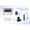i-tec C31HUBMETAL2A2C USB Hub 2 + 2 port USB-A, USB-C® USB 3.2 Gen2 10 GBit/s s konektorem USB C černá I-TEC USB-C Metal HUB 2xUSB 3.0 2xUSB-C