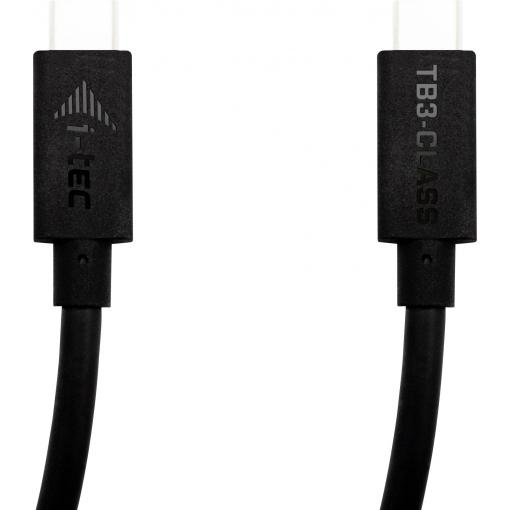 i-tec Kabel USB-C Thunderbolt™ 3 USB-C ® zástrčka 1.50 m černá TB3CBL150CM