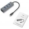 i-tec C31HUBMETAL403 USB Hub 4 porty USB-A USB 3.2 Gen1 5 GBit/s šedá I-TEC USB C Metal HUB 4 Port passive
