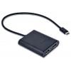 i-tec USB adaptér [1x USB-C® - 2x DisplayPort] I-TEC USB C auf Dual DisplayPort 0.3 m